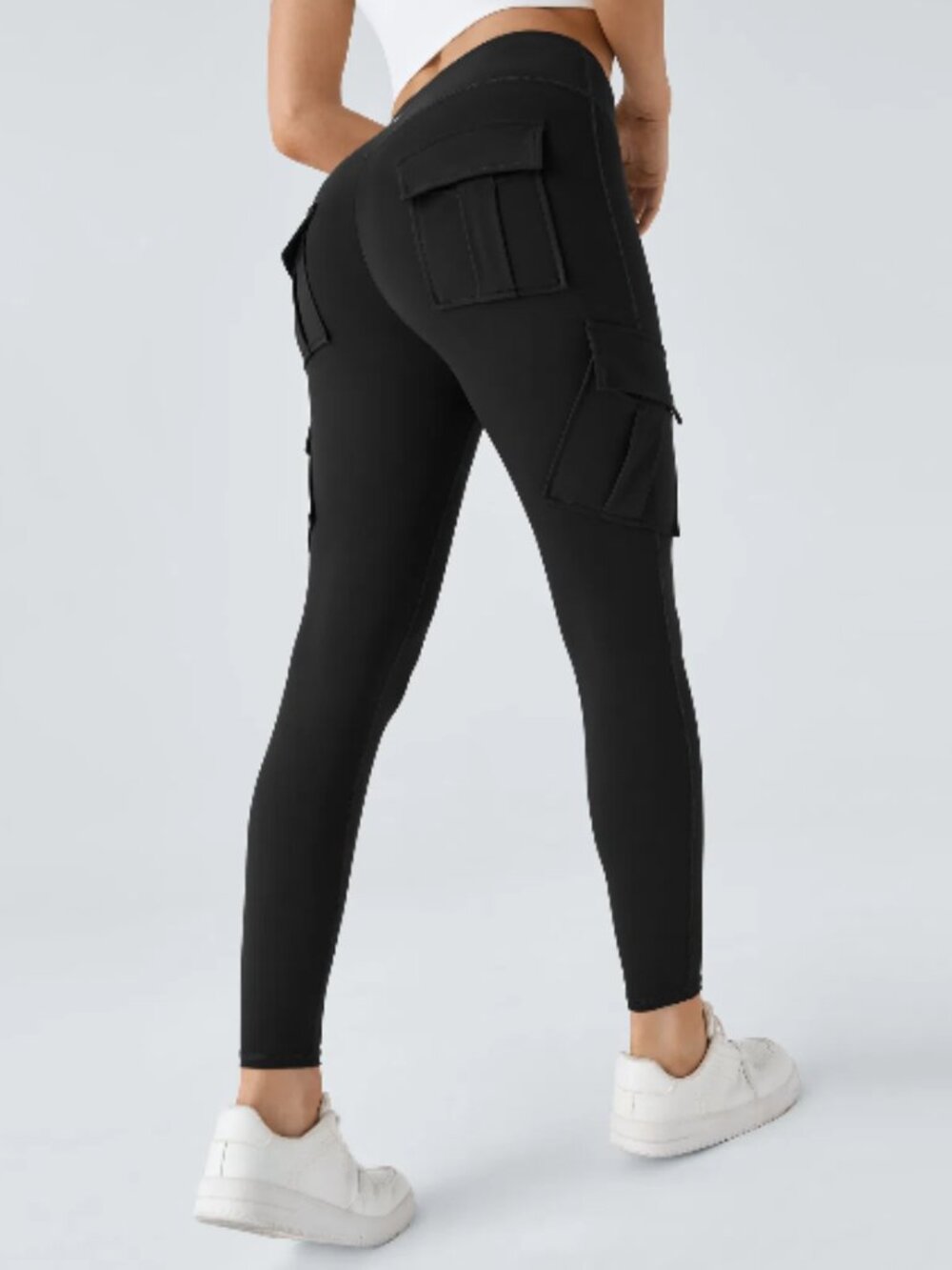 HALARA DAYSTRETCH HIGH WAISTED CARGO POCKET SKINNY YOGA LEGGINGS